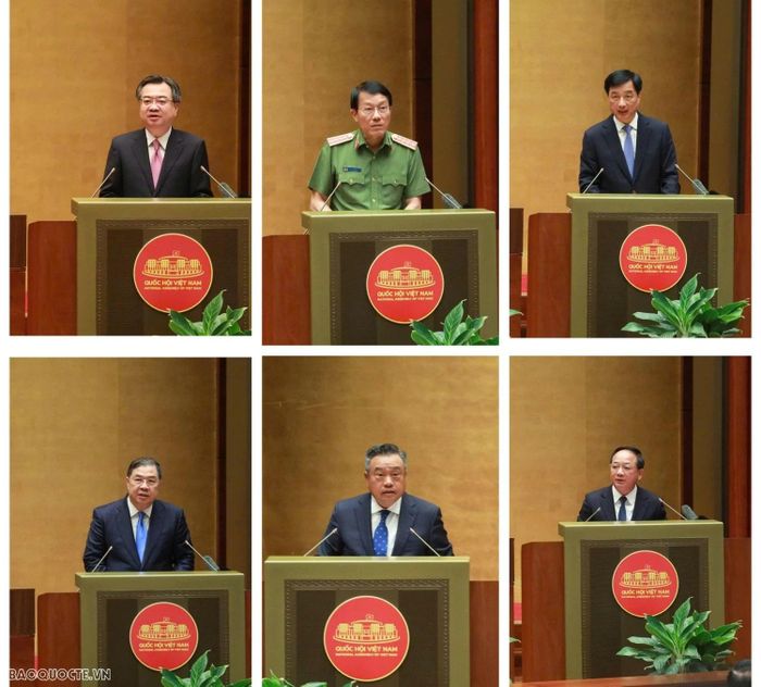 Các đại biểu trình bày chuyên đề tại Hội nghị. (Ảnh: Thành Long)