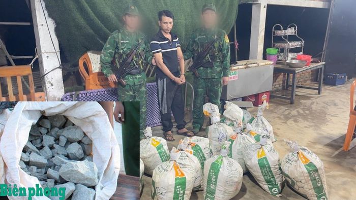 Đường dây vận chuyển thuốc nổ ra đảo Lý Sơn bị triệt phá. Ảnh: Lê Văn Chương
