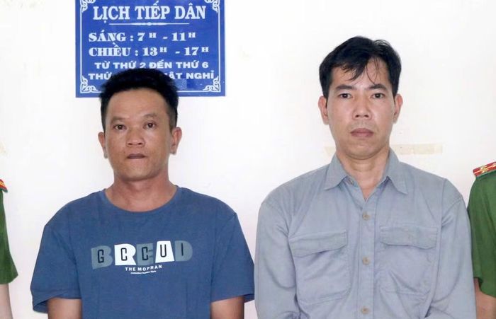 Trần Hữu Nghiệp và Trần Văn Lúa.