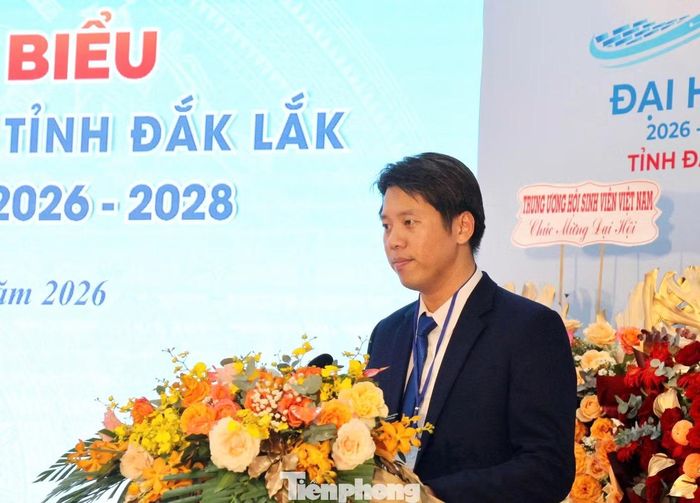 Anh Nguyễn Thao Giang - Phó Bí thư Tỉnh Đoàn Đắk Lắk được tín nhiệm giữ chức danh Chủ tịch Hội Sinh viên Việt Nam tỉnh khóa III, nhiệm kỳ 2026 – 2028.