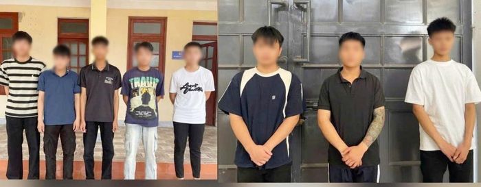 Các bị can vừa bị Cơ quan CSĐT Công an tỉnh Hà Tĩnh khởi tố bổ sung. (Ảnh: VKSND tỉnh Hà Tĩnh)