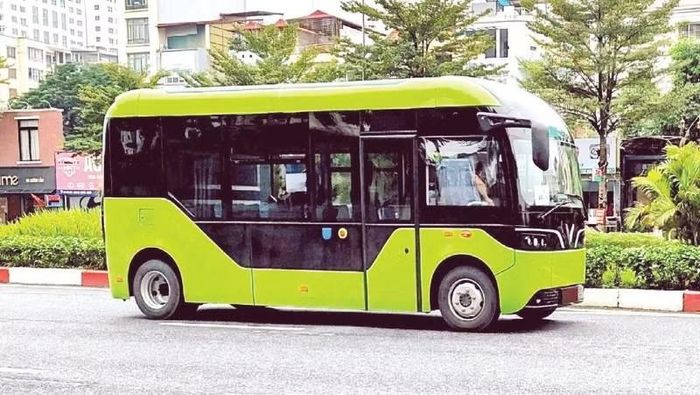 Hình ảnh phương tiện dự kiến sử dụng để khai thác dịch vụ xe đưa đón học sinh tại Quảng Ninh.
