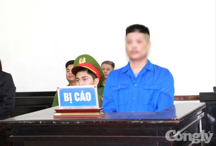 Bị cáo Phạm Ngọc Quyền tại phiên tòa.