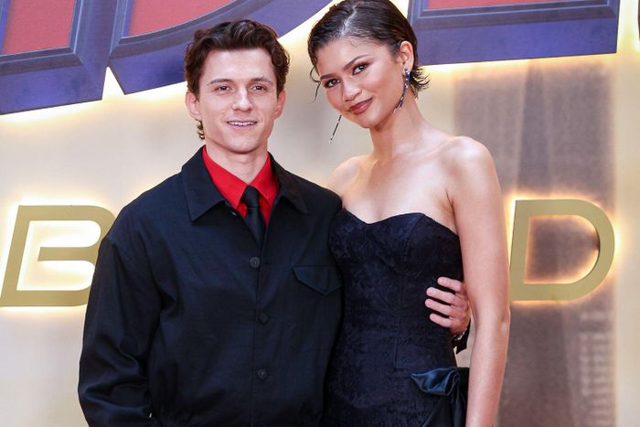 Tom Holland và Zendaya tại sự kiện quảng bá phim "Người Nhện: Khởi đầu mới". Ảnh: WireImage