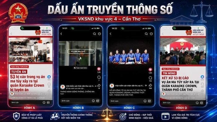  Các video truyền thông tháng 6 và tháng 7/2026 của VKSND Khu vực 4 TP Cần Thơ