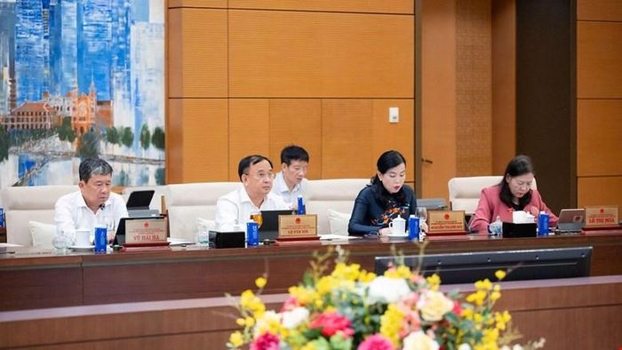  Các đại biểu tham dự phiên họp.