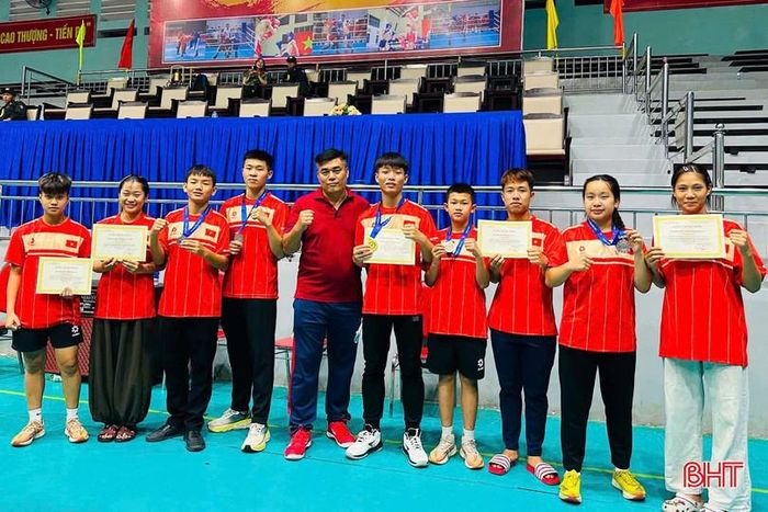 Các vận động viên đoàn Hà Tĩnh.