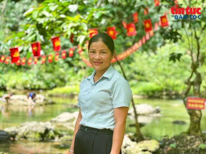 Bà Bùi Thị Xiểm, Chủ tịch Hội Liên hiệp Phụ nữ xã Quyết Thắng, tỉnh Phú Thọ.