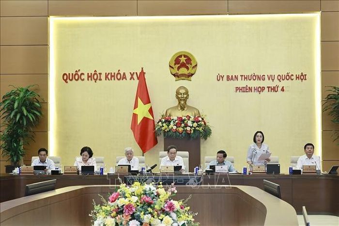 Phó Chủ tịch Quốc hội Nguyễn Thị Thanh phát biểu. Ảnh: Doãn Tấn/TTXVN