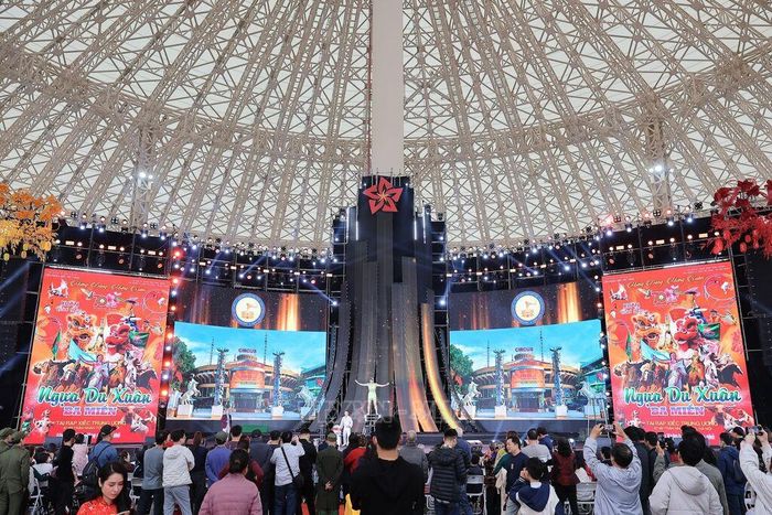 Không gian chương trình “Tinh hoa Văn hóa Việt Nam” tại Hội chợ Mùa Xuân 2026. Ảnh minh họa: Lê Đông/TTXVN