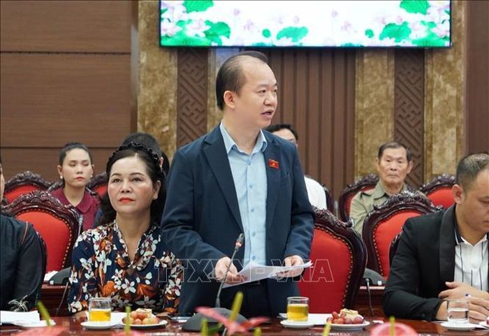 PGS.TS Bùi Hoài Sơn, Ủy viên chuyên trách Ủy ban Văn hóa và Xã hội của Quốc hội góp ý về phát triển công nghiệp văn hóa.