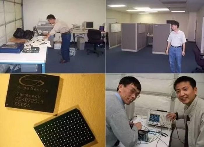 Chu Nhất Minh khi mới từ Mỹ về thành lập XinTech JiaYi, tiền thân của GigaDevice. Ảnh: Sohu.