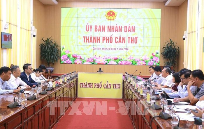 Quang cảnh buổi làm việc. Ảnh: Nguyễn Văn Việt - TTXVN