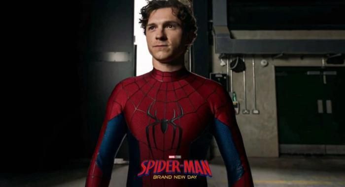 Hình ảnh của Tom Holland trong bộ phim Spider-Man: Brand New Day. Ảnh: Sony Pictures
