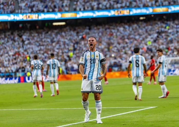 Argentina sau đó đã giành chiến thắng chung cuộc trong hiệp phụ. Ảnh: Getty