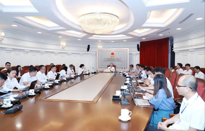 Toàn cảnh buổi làm việc.