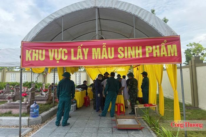 Công tác lấy mẫu ADN và xác minh danh tính liệt sĩ đang tiếp tục được tỉnh Hà Tĩnh triển khai quyết liệt.