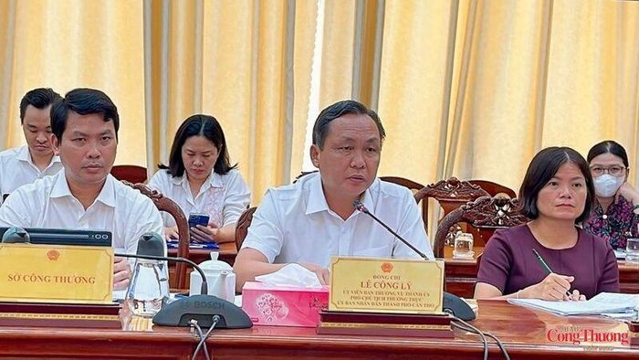 Ông Lê Công Lý, Phó Chủ tịch Thường trực UBND TP. Cần Thơ kết luận buổi làm việc.