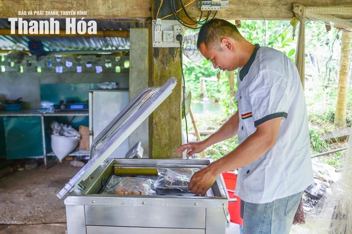 Đưa công nghệ hút chân không và đóng gói hiện đại vào quy trình bảo quản giúp sản phẩm cá tầm Thanh Lực tự tin vươn xa hơn.