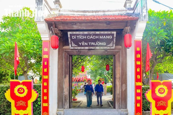 Nhằm gìn giữ và phát huy giá trị lịch sử của “địa chỉ đỏ” này, dự án “Trùng tu, tôn tạo Khu di tích lịch sử cách mạng Yên Trường” được triển khai từ năm 2016 đến năm 2020. Sau khi hoàn thành, khu di tích được đầu tư đồng bộ với nhiều hạng mục như nhà di tích, nhà truyền thống, biểu tượng khu di tích, ao cá, hệ thống hạ tầng kỹ thuật cùng nhiều công trình phụ trợ.