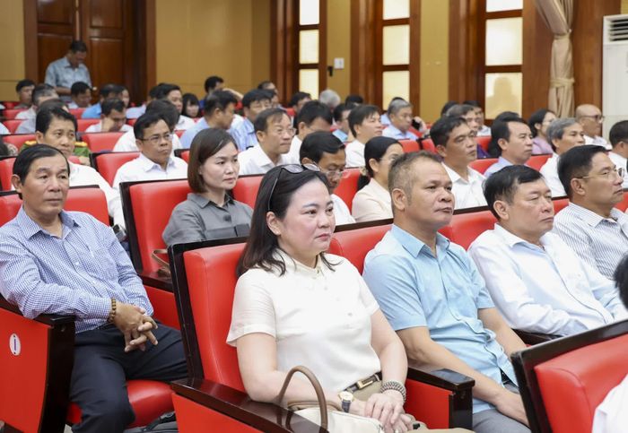 Các đại biểu tham dự tại điểm cầu tỉnh Khánh Hòa.
