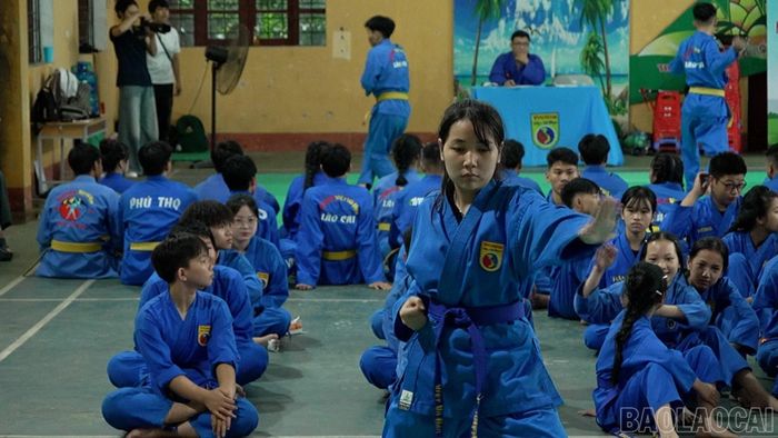 Kỳ thi đánh giá trình độ chuyên môn, kỹ thuật và lý thuyết võ đạo của các môn sinh theo quy định của Liên đoàn Vovinam Việt Nam.
