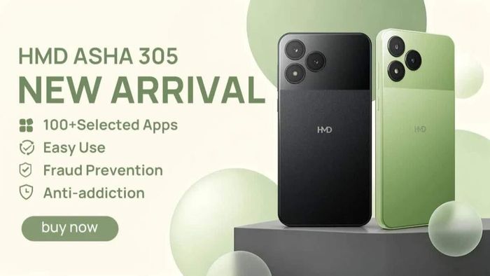 Điện thoại mới của HMD có thiết kế pin tháo rời
