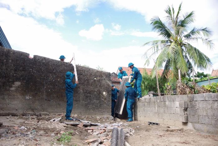 Chương trình xóa nhà tạm, nhà dột nát, góp phần cải thiện điều kiện sống cho người có công và các đối tượng chính sách - Ảnh: M.H