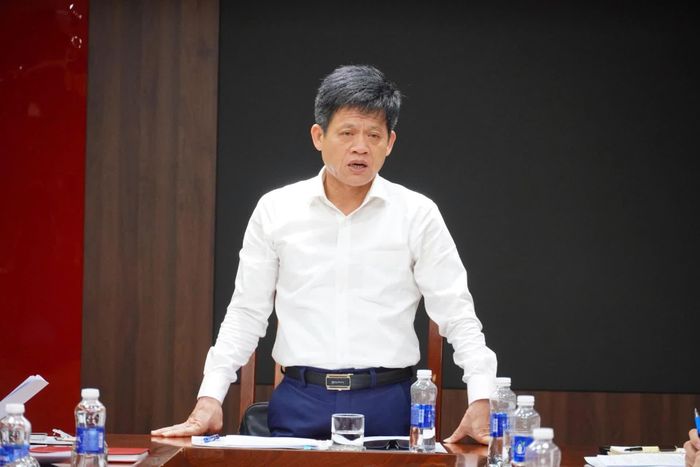 Đồng chí Lê Văn Bảo, Phó Chủ tịch UBND tỉnh phát biểu kết luận tại cuộc họp - Ảnh: H.L