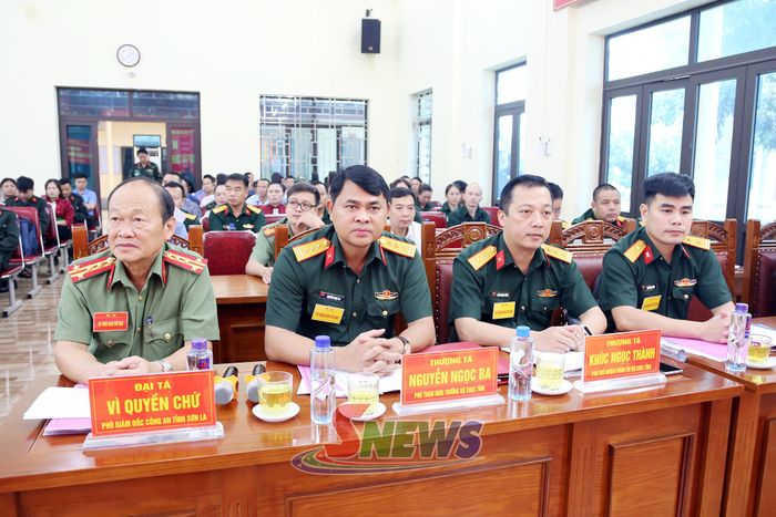 Các đại biểu dự diễn tập.