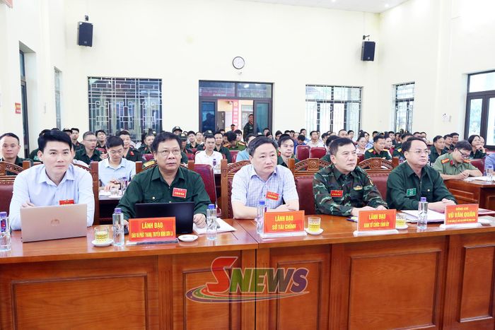 Các đại biểu dự diễn tập.