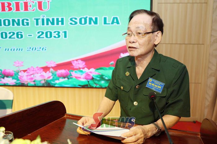Lãnh đạo Trung ương Hội Cựu TNXP Việt Nam phát biểu tại Đại hội