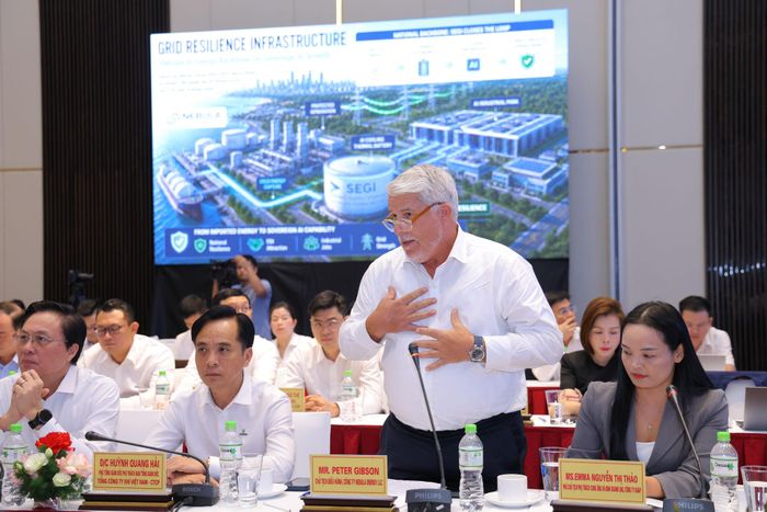 Chủ tịch Điều hành Công ty Nebula Energy LLC Mr. Peter Gibson Ảnh: Petrovietnam