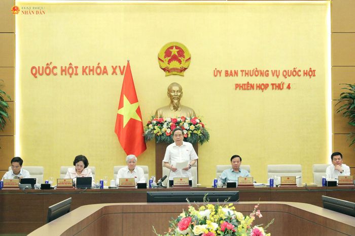 Chủ tịch Quốc hội Trần Thanh Mẫn phát biểu bế mạc phiên họp