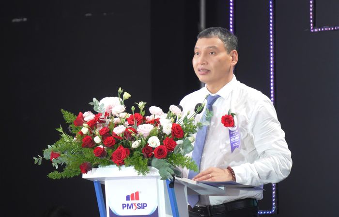  Phó Chủ tịch Thường trực UBND TP Đà Nẵng Hồ Kỳ Minh phát biểu tại lễ khởi công. Nguồn: UBND TP Đà Nẵng. 
