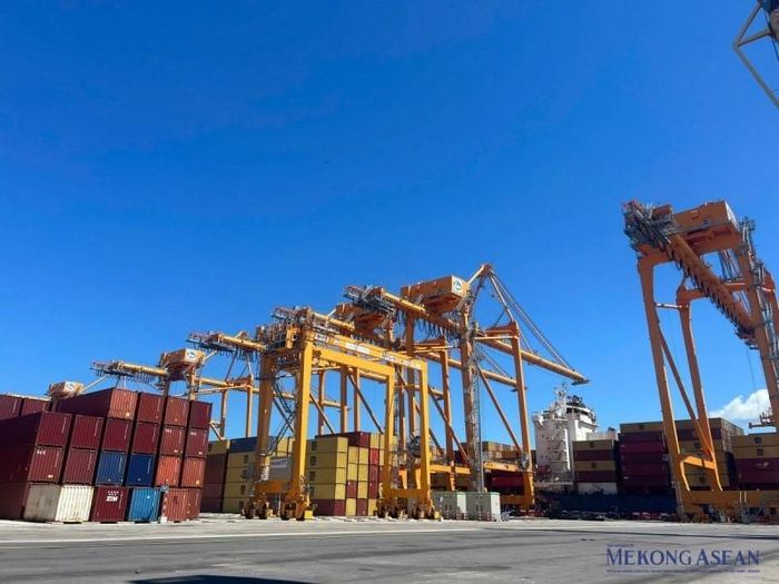 Một góc bến số 3 và 4 Lạch Huyện - Cảng Hải Phòng. Ảnh: Mộc An/Mekong ASEAN.