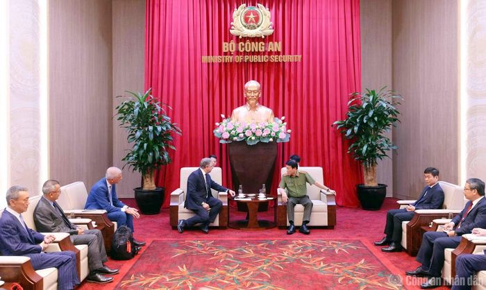 Quang cảnh buổi tiếp.
