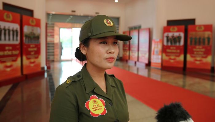 Chị Huỳnh Nguyễn Thảo Vy (Đội thi TP Đồng Nai).