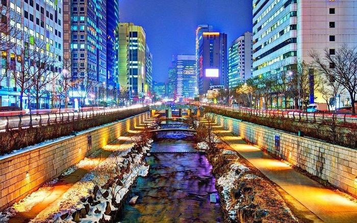 Tour tham quan thành phố Seoul về đêm đặc biệt đưa khách du lịch khám phá Seoul dưới ánh đèn rực rỡ, chiêm ngưỡng các điểm tham quan như Cung điện Deoksu và Suối Cheonggyecheon… Ảnh: tripadvisor