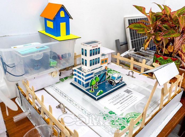 Một trong những sản phẩm dự thi hướng đến giải quyết vấn đề thực tiễn về bảo vệ môi trường và chuyển đổi số.