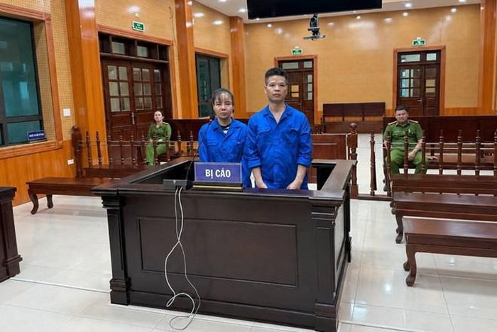 Các bị cáo tại phiên tòa. Ảnh: Công an tỉnh Quảng Ninh