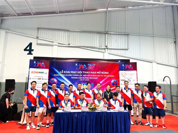Lễ ký kết thành lập Liên đoàn các Câu lạc bộ Thể thao Ngành Quảng cáo Việt Nam.