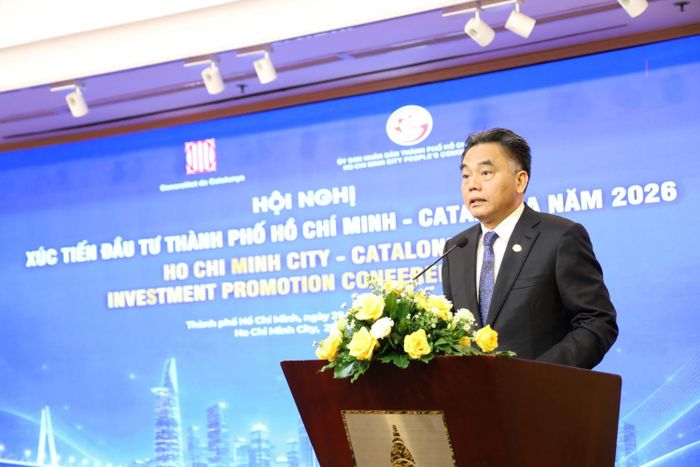 Phó Chủ tịch Thường trực UBND TPHCM Nguyễn Lộc Hà phát biểu