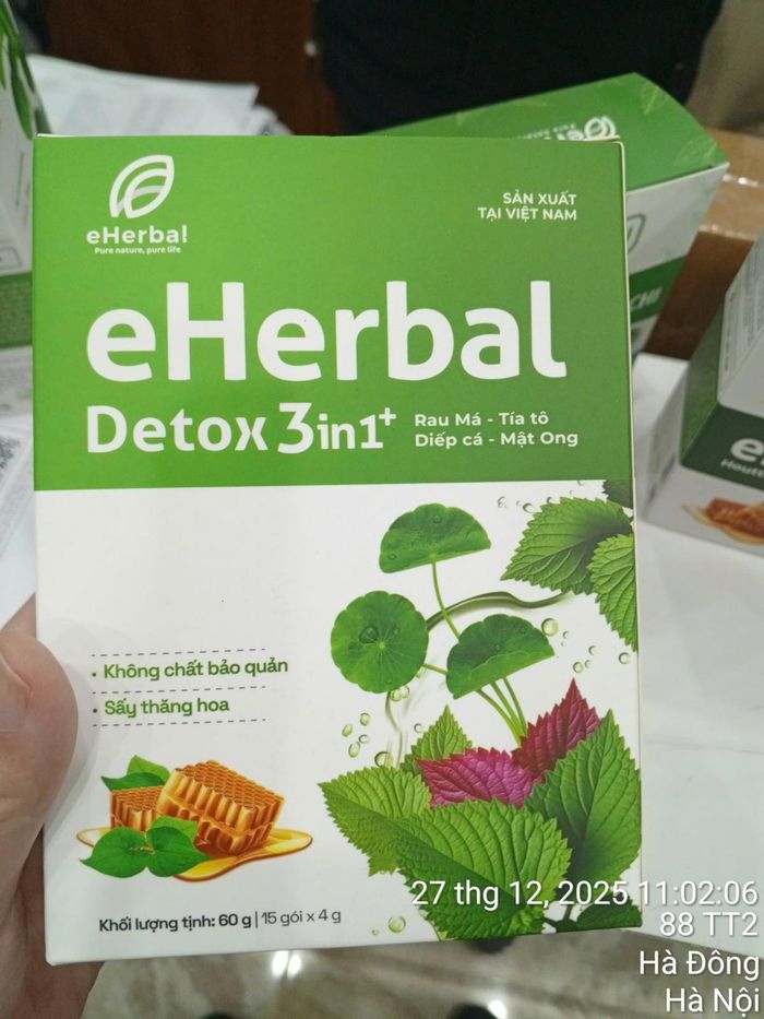  Một trong những sản phẩm bị tiêu hủy của Công ty Cổ phần Sản xuất và Thương mại Eherbal. Ảnh Cục Quản lý và Phát triển thị trường trong nước.