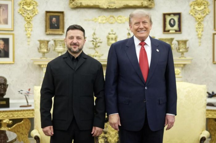 Tổng thống Ukraine Volodymyr Zelensky và Tổng thống Mỹ Donald Trump. (Ảnh: X/Tổng thống Ukraine)