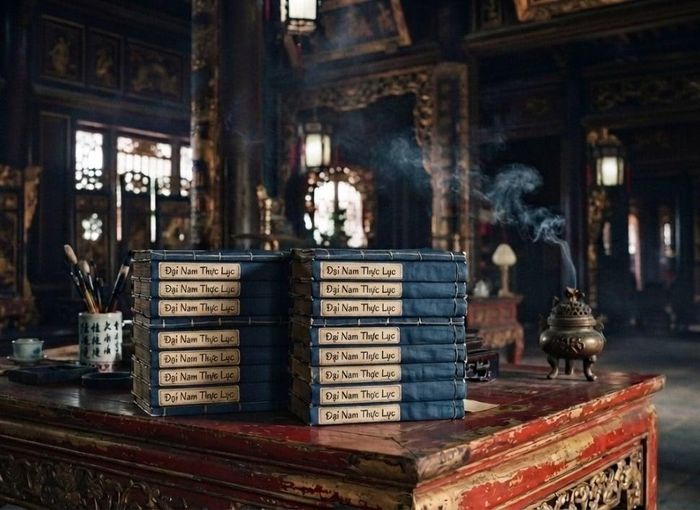 “Đại Nam thực lục” là một bộ sách sử, viết theo lối biên niên thể. (Ảnh minh họa: AI)