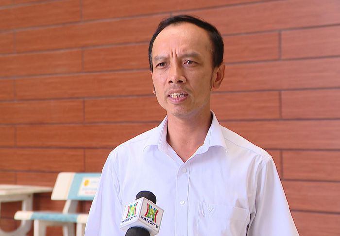 Phó Chủ tịch UBND xã Đông Anh Nguyễn Hữu Phước chia sẻ. Ảnh: PV