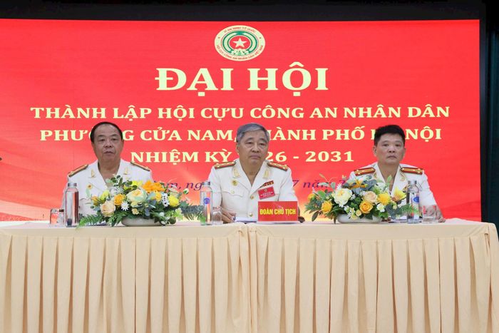 Đoàn Chủ tịch Đại hội. Ảnh: PV