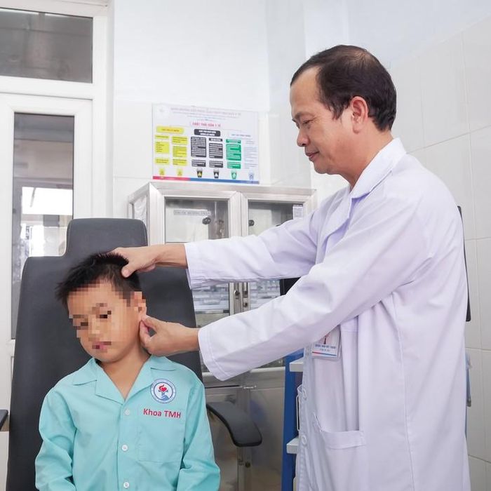 Cháu bé hồi phục sau phẫu thuật. Ảnh: BVCC.