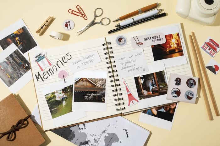 Bảng cảm hứng (moodboard) không chỉ khơi gợi cảm hứng học tập thông qua hình ảnh, con chữ mà còn giúp ghi nhớ lâu. Ảnh: freepik